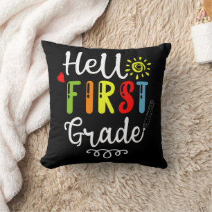 Coussin 2/2- Bonjour Chemise de première année, Étudiants 