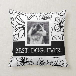 Coussin 2 a dégrossi le motif de fleur mignon avec des