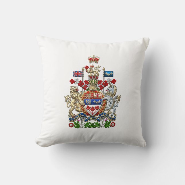 Coussin [300] Armoiries du Canada [3D] (Recto)