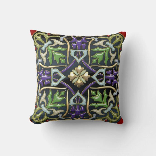 Coussin [300] Croix celtique [Or avec émail noir] (Recto)