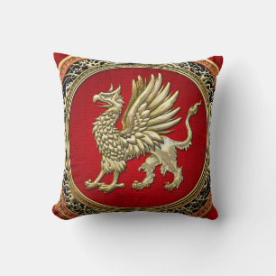 Coussin [300] Griffin d'or sacré