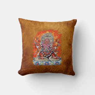 Coussin [300] Thangka tibétaine - Die furieuse Hayagriva
