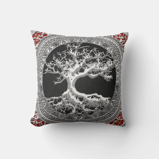 Coussin [300] Treasure Trove : Arbre de vie celtique [Arge (Recto)