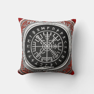 Coussin [300] Vegvisir - Viking Silver Magic Runic Compass