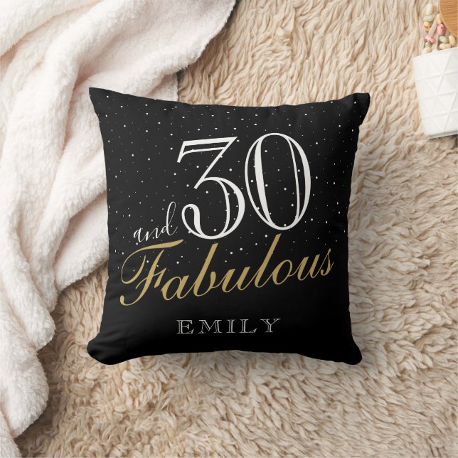 Coussin 30 et fabuleux Elegant Black 30e anniversaire (Couverture)