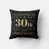 Coussin 30e anniversaire de mariage (Verso)