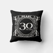 Coussin 30e anniversaire du mariage (Verso)