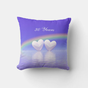 Coussin 30e anniversaire Pearl Hearts
