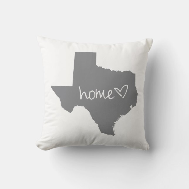 Coussin <3 à la maison le Texas (Recto)