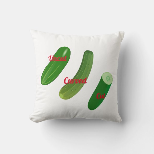 Coussin 3 concombres Thunder_Cove (Recto)