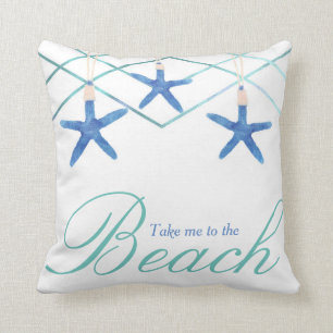 Coussin 3 Starfish & lignes modernes Elégante plage tropic
