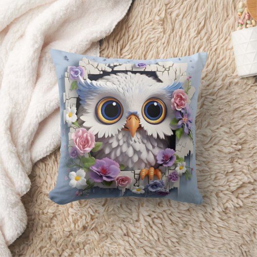 Coussin 3D owl pillow (Couverture)