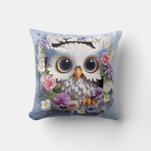 Coussin 3D owl pillow (Recto)