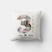 Coussin 3e anniversaire de mariage (Recto)
