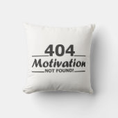 Coussin 404. Motivation introuvable! (Recto)