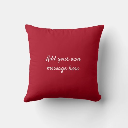 Coussin 40e anniversaire de l'mariage Ruby (Verso)