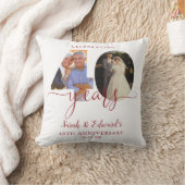 Coussin 40e anniversaire du Mariage Ruby 2 Photo (Couverture)