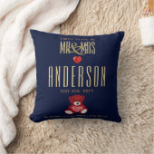 Coussin 40e RUBY Mariage Anniversaire Cadeau personnalisé  (Couverture)