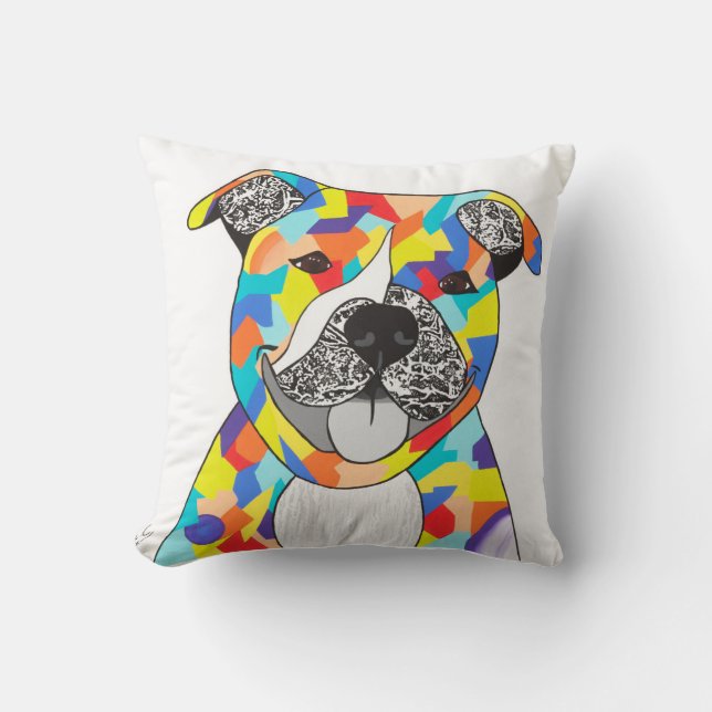 Coussin 41 cm X 41 cm de jet (Recto)