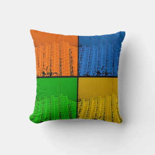 Coussin 4 couleurs