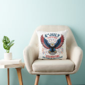 Coussin 4 juillet 2026 - Célébration de 250 Ans (Chaise)