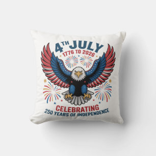 Coussin 4 juillet 2026 - Célébration de 250 Ans