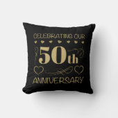 Coussin 50e anniversaire du Mariage (Recto)