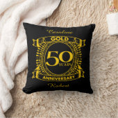 Coussin 50e anniversaire du Mariage d'or (Couverture)