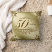 Coussin 50e anniversaire du Mariage Pillow (Couverture)