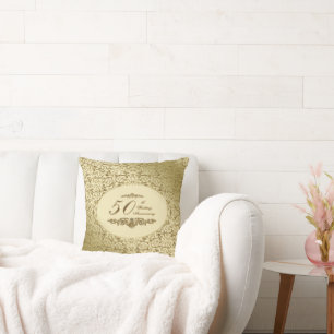 Coussin 50e anniversaire du Mariage Pillow