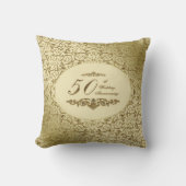 Coussin 50e anniversaire du Mariage Pillow (Recto)