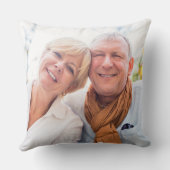 Coussin 50e anniversaire Mariage d'or Roses de photos Flor (Verso)