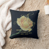Coussin 50e Rose du cinquantième anniversaire de Mariage d (Couverture)
