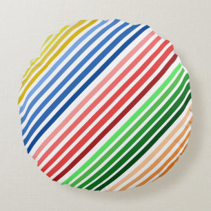 Coussin -5 groupes de lignes colorées
