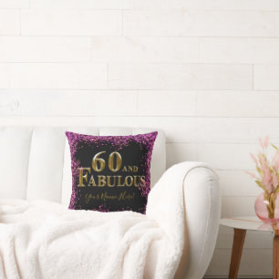 Coussin 60e anniversaire 