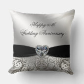Coussin 60e Anniversaire du Mariage de diamant Pillow (Recto)