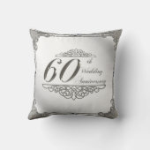 Coussin 60e anniversaire du Mariage Pillow (Verso)