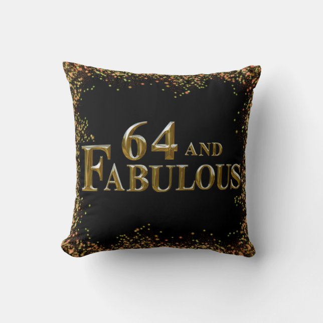 Coussin 64e anniversaire  (Recto)