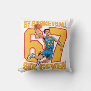 Coussin 67 Basket-ball Six Seven