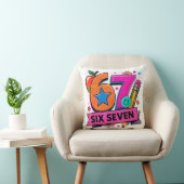 Coussin 67 Jours École 67 Six Sept Drôle 67 Enseignants Ét (Chaise)