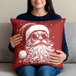 Coussin 67 Meme Drôle Santa Dit Six Sept Noël