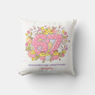 Coussin 67 Raisons pour lesquelles nous sommes des amis ex
