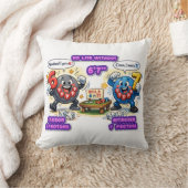 Coussin 6’7” Éléments de chimie vitaux pour la survie (Couverture)