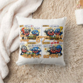 Coussin 6’7” Éléments de chimie vitaux pour la survie (Couverture)
