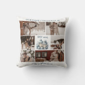 Coussin 6 Photos Premier Noël ensemble (Recto)