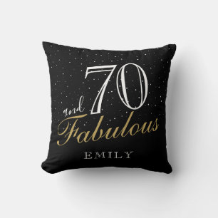 Coussin 70 et fabuleux Elegant Black 70e anniversaire