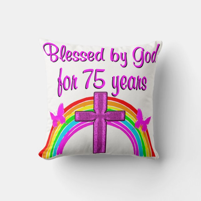COUSSIN 75E ANNIVERSAIRE PRIÈRE CONCEPTION PERSONNALISÉE (Recto)
