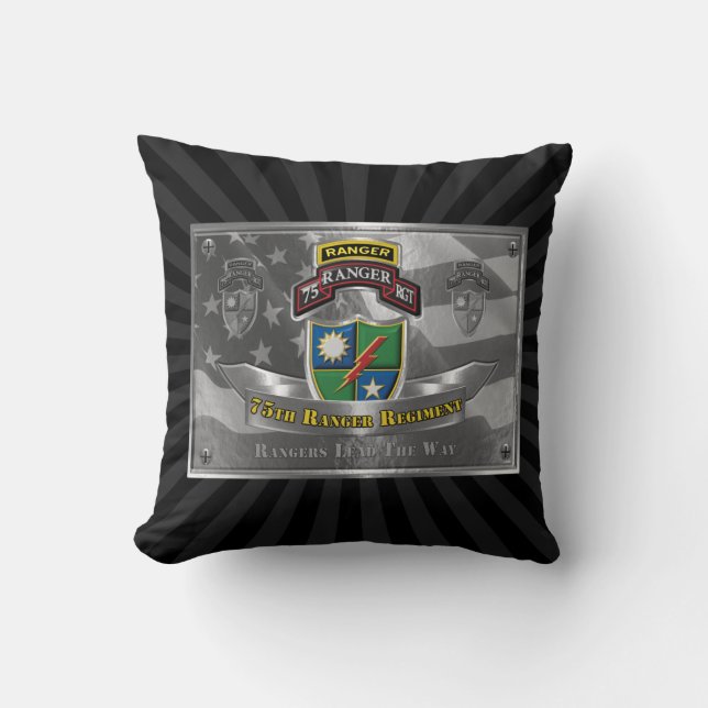 Coussin 75e régiment de Rangers (Recto)