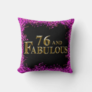 Coussin 76e anniversaire 