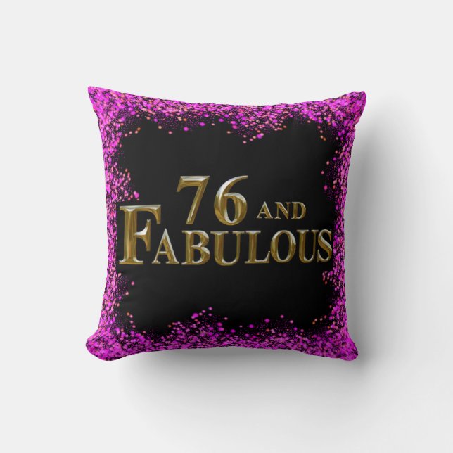 Coussin 76e anniversaire  (Recto)